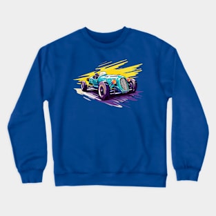 Old sport racing car Crewneck Sweatshirt